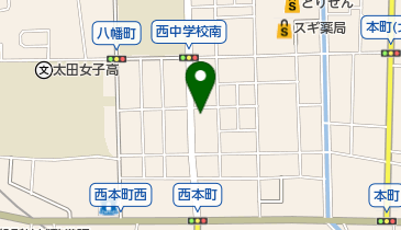 内田石油瓦斯の地図画像