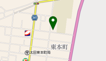 太田市 太田行政センター 東別館の地図画像