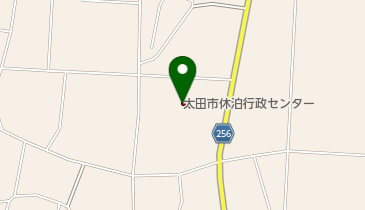 太田市 休泊行政センターの地図画像