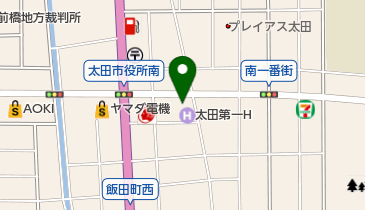 KIMONOみやこや太田店の地図画像