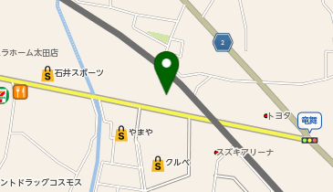 ネッツトヨタ群馬株式会社 太田りゅうまい店の地図画像