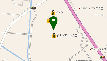 イオンモール太田の地図画像