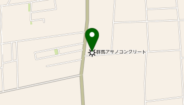 群馬アサノコンクリート株式会社の地図画像