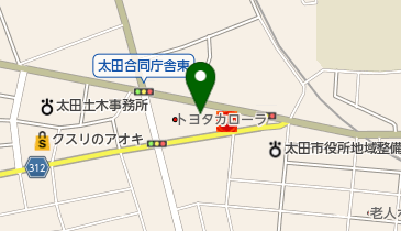 群馬ヰセキ販売株式会社 太田営業所の地図画像