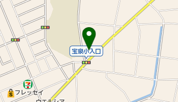 宝泉堂表具店の地図画像