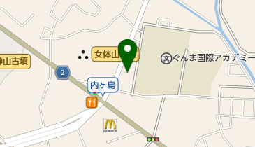 横塚表具店の地図画像