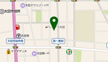 日新火災海上保険株式会社太田サービス支店の地図画像