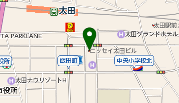 日本生命保険相互会社 ライフプラザ太田・ご来店窓口の地図画像
