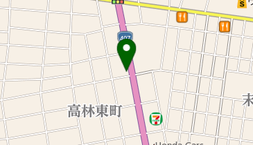 金子動物病院の地図画像