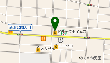 ジャスト新井町店の地図画像
