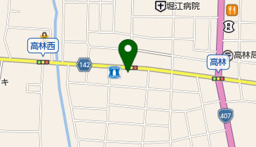 長沢衣料品店の地図画像