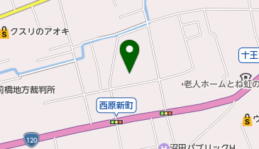 シメギマッサージ治療院の地図画像