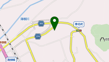 榛名の森沼田ロイヤルホールの地図画像