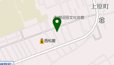 上原コンタクトレンズ有限会社の地図画像