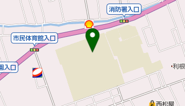 沼田市 沼田市民体育館の地図画像