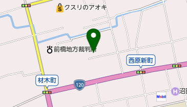 やまぎし接骨院の地図画像