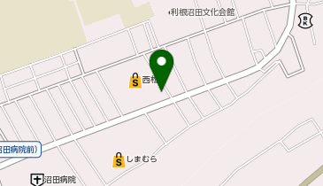 シャディサラダ館沼田上原店の地図画像