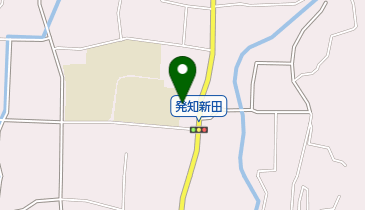 発知渓流つりセンターの地図画像