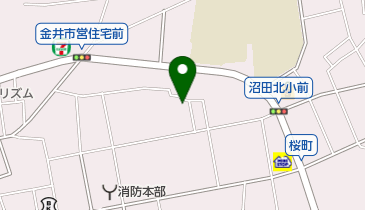 サワ美容室の地図画像