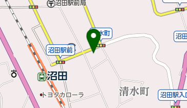 沼田物産展示即売所の地図画像