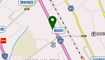 ジャストメガネ 沼田薄根店の地図画像