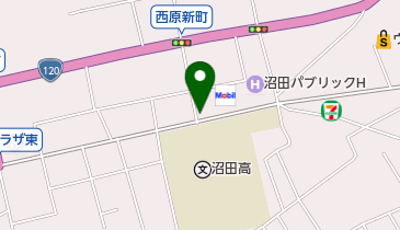 メガネのスーパーの地図画像