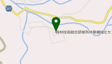 林野庁森林技術総合研修所林業機械化センターの地図画像
