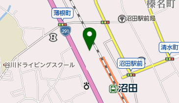 群馬労働局 労働基準監督署 沼田の地図画像