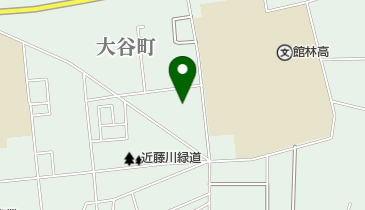 館林市 西公民館の地図画像