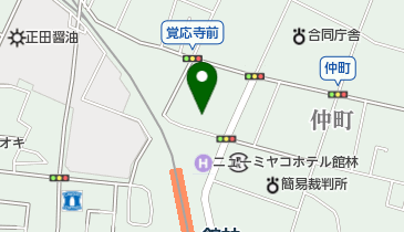 白ゆり料理学院の地図画像