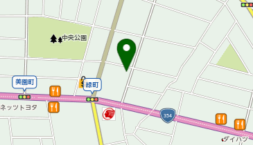 八木橋貸衣裳店の地図画像