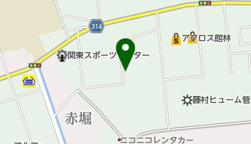 岡田クリーニング店の地図画像