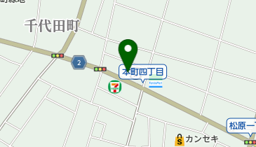 日の丸クリーニング店の地図画像