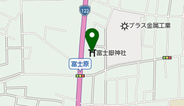 富士獄神社の地図画像