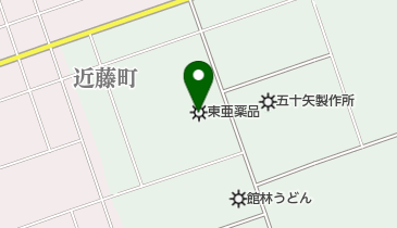 東亜薬品工業株式会社館林工場の地図画像