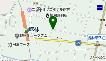 明治安田生命保険相互会社群馬支社館林営業所の地図画像