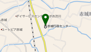 渋川市 赤城公民館の地図画像