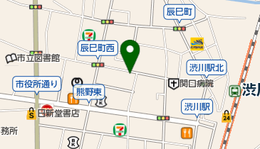 ナカザワジーパン店の地図画像