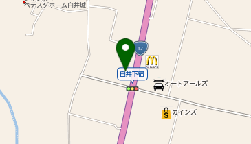 河内屋の地図画像