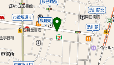 富国生命保険相互会社渋川営業所の地図画像
