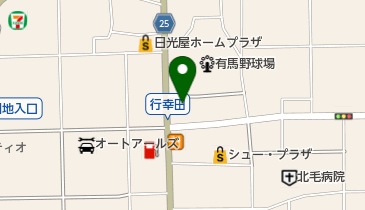 焼肉米沢亭渋川店の地図画像