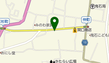 かとう衣料品店の地図画像