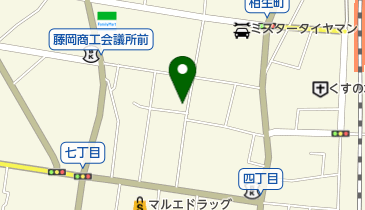 上村クリーニング店の地図画像