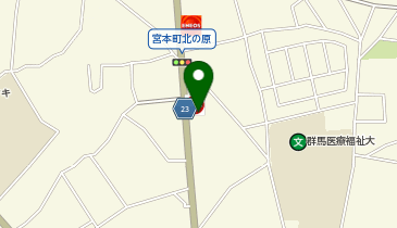 群馬トヨペット株式会社ふじおか店の地図画像