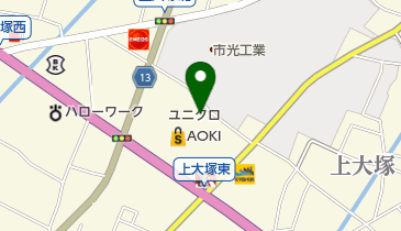 内山接骨院の地図画像