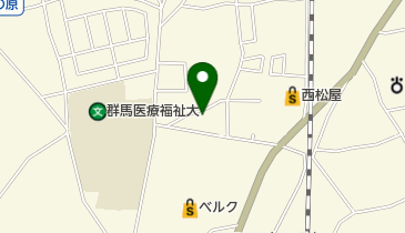 上野美容室の地図画像