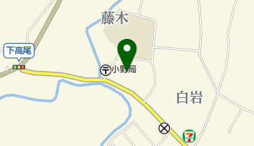 富岡市 小野公民館の地図画像