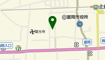 富岡市役所 水道局の地図画像