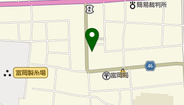 富岡市役所 観光交流課の地図画像
