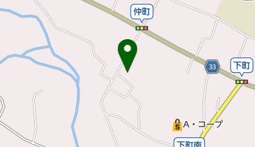オギノヤガラス店の地図画像